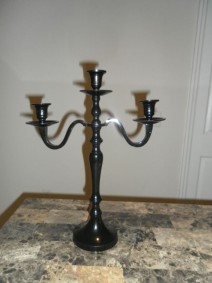 PRE-sale candelabras, centerpieces, etc :  wedding alice black white yellow Wedding 007