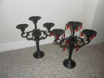 PRE-sale candelabras, centerpieces, etc : wedding alice black white yellow Wedding 487