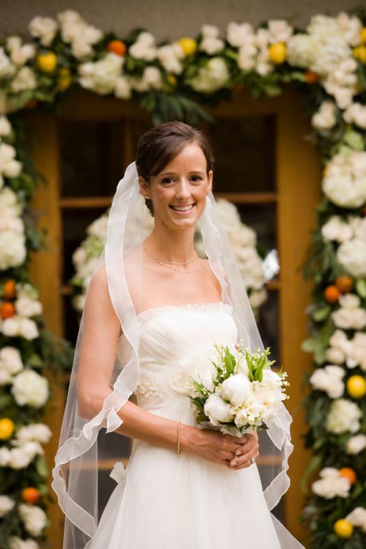 *Brand New* Erin Cole ivory veil :  wedding veil ivory silk organza erin cole fingertip dress jewelry 62009 174