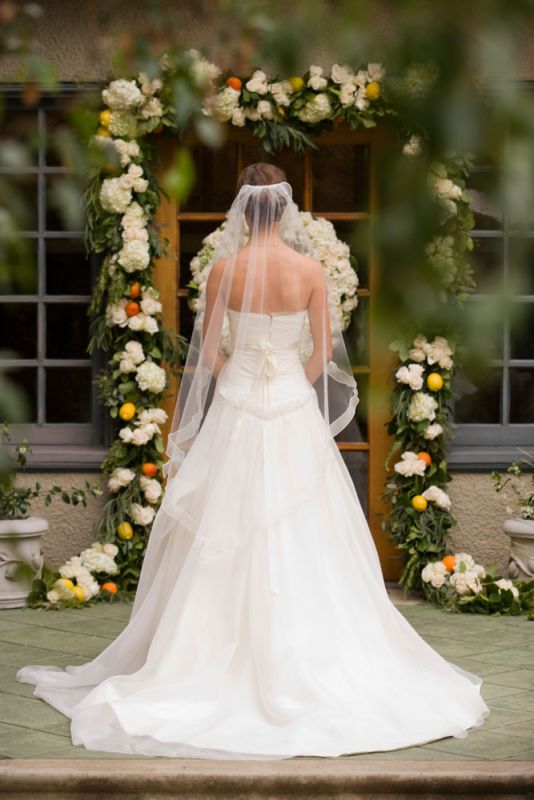 *Brand New* Erin Cole ivory veil :  wedding veil ivory silk organza erin cole fingertip dress jewelry 62009 187