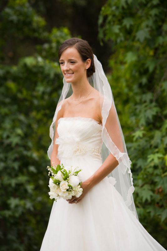 *Brand New* Erin Cole ivory veil :  wedding veil ivory silk organza erin cole fingertip dress jewelry 62009 209