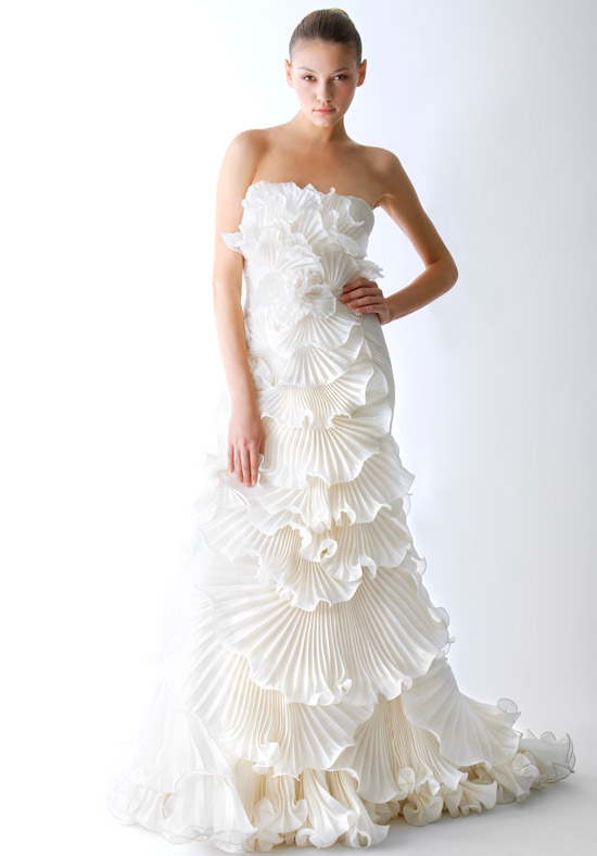 Just for fun...Your swing and a miss dress :  wedding Marchesa