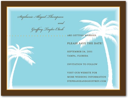 Opinions needed on Save the Dates :  wedding Save The Date