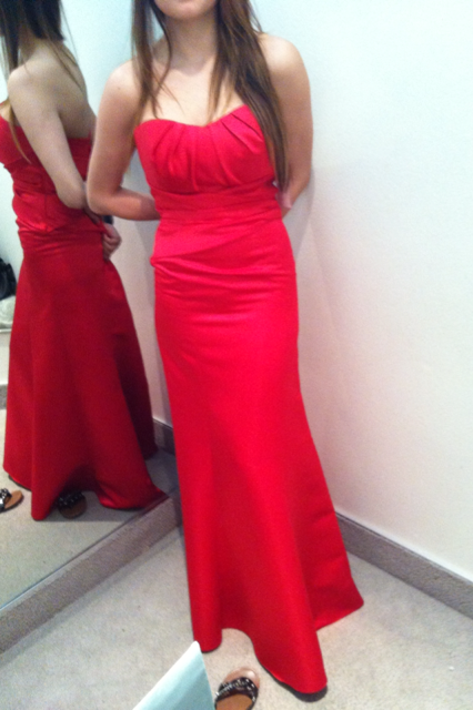 Need help - does this bridesmaid dress go with the style of my wedding gown? :  wedding Photo