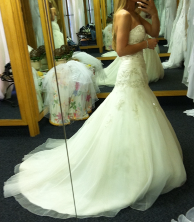 Need help - does this bridesmaid dress go with the style of my wedding gown? :  wedding Photo 3
