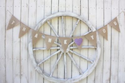 Anyone using pennant banners? : wedding pennant banner outdoor decor Il 570xN.230172182
