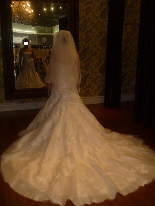 dresses for petite brides, show me yours! :  wedding petite brides dresses petite dresses P1000262 2