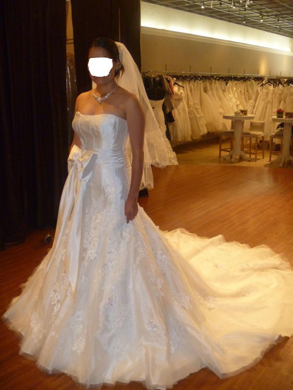 dresses for petite brides, show me yours! :  wedding petite brides dresses petite dresses P1000266 3