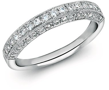 Can you help me find a matching wedding band?! :  wedding wedding band ring question advice help Milgrain Wedding Band