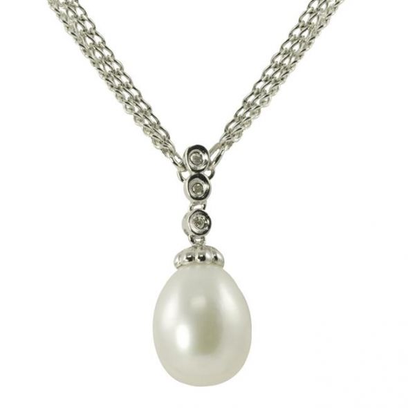 Necklace for Bernadette? :  wedding bernadette maggie sottero necklace pearls accessories Pearl Necklace