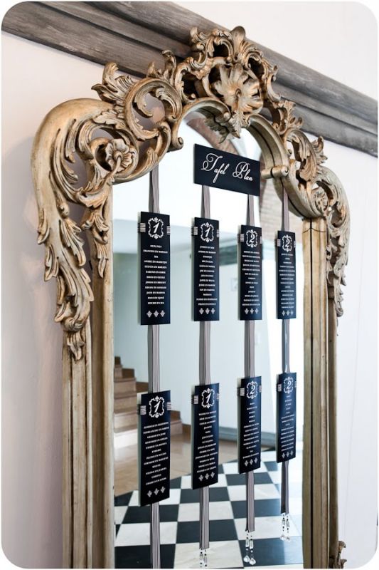  and seating chart cards 3 find a vintage mirror for our tableplan like 