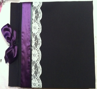DIY envelope guestbook wedding guestbook envelopes black purple white diy 