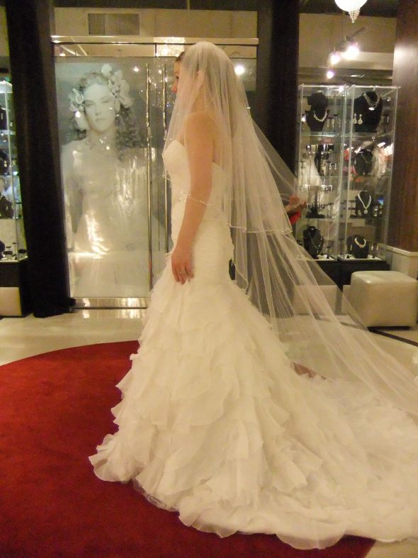 Fab dress with flowy ruffled skirt pics NEEDED. Im looking for the perfect one! :  wedding dress dresses ruffles flowy gown 005