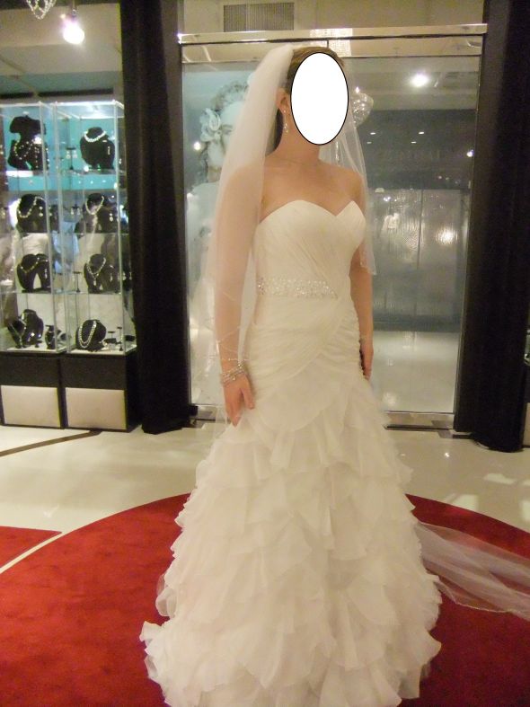 Fab dress with flowy ruffled skirt pics NEEDED. Im looking for the perfect one! :  wedding dress dresses ruffles flowy gown 018