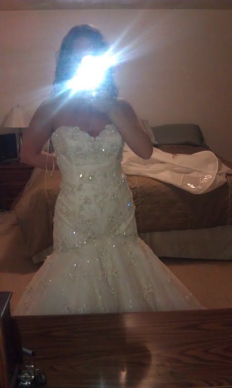 March Brides Dresses! Show it off :) :  wedding dress march wedding Front Of Dress
