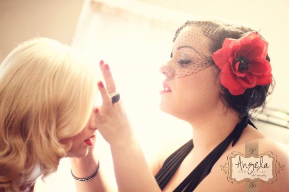 diy bridesmaid fascinator and birdca