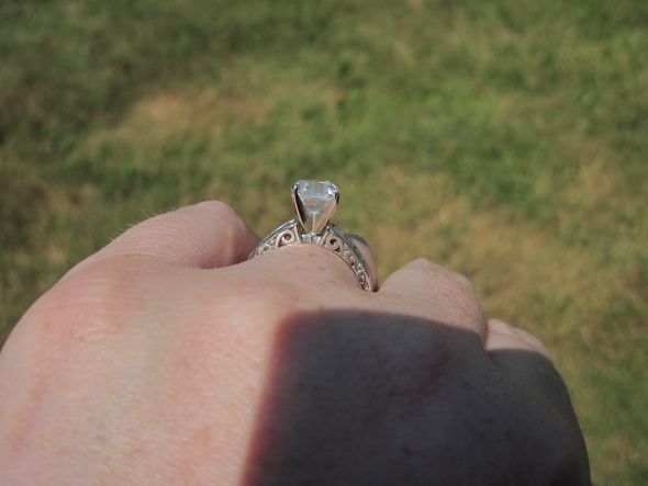 Asha Diamond e-ring pictures please! : wedding asha engagement simulant ring pictures Picture 1421