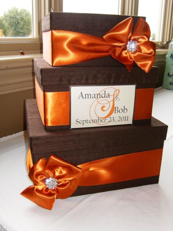 3 tier card box for sale that I recently used at my fall themed wedding