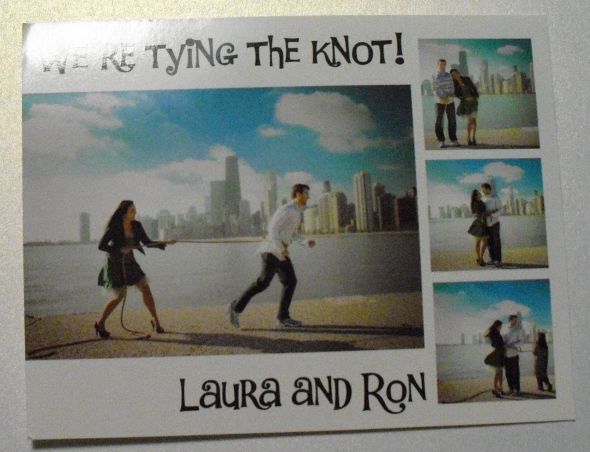 Save the Date postcard question :  wedding save the dates 1 postcard STDfrontedited