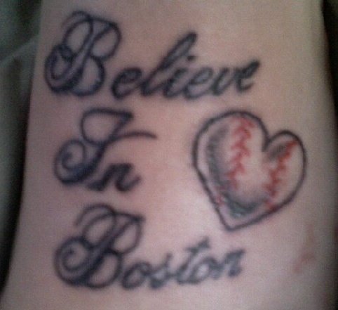 boston red sox tattoos. I even have two red sox