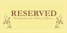 VistaPrint Signs - Feedback - Can you tell what is wrong : wedding Reserved Small3