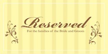 VistaPrint Signs - Feedback - Can you tell what is wrong : wedding Reserved Small6