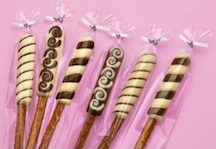 Edible Favors - Need your ideas!!! :  wedding favors candy chocolate diy Wilton Pretzels