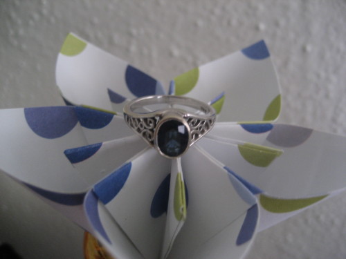 Show Me Your Sapphires! : wedding sapphire sapphire ring porn sapphire engagement ring sapphire e ring Origami W Engagement Ring