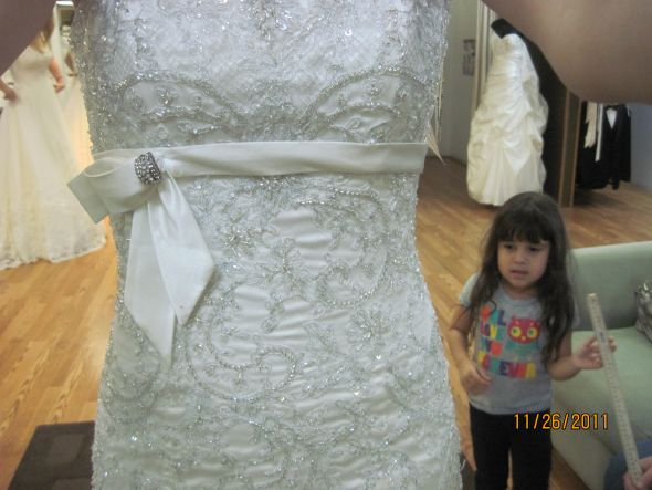 Traditional white is not me... :  wedding dress color weding dress maggie sottero josie 009