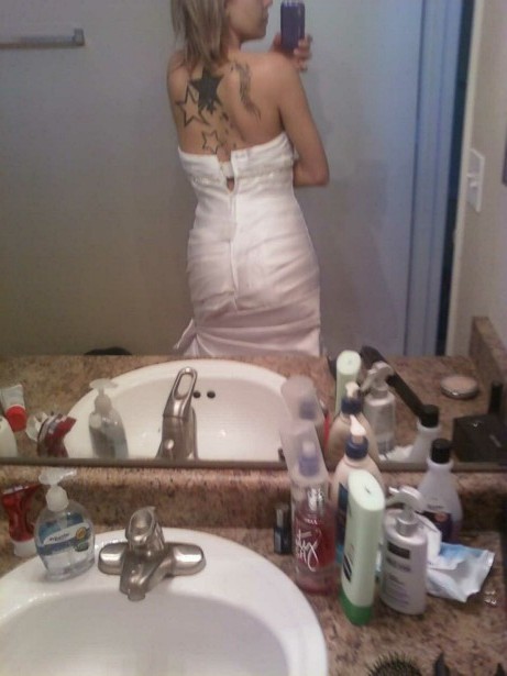 Any ladies alter their dresses to make it look different? : wedding D2