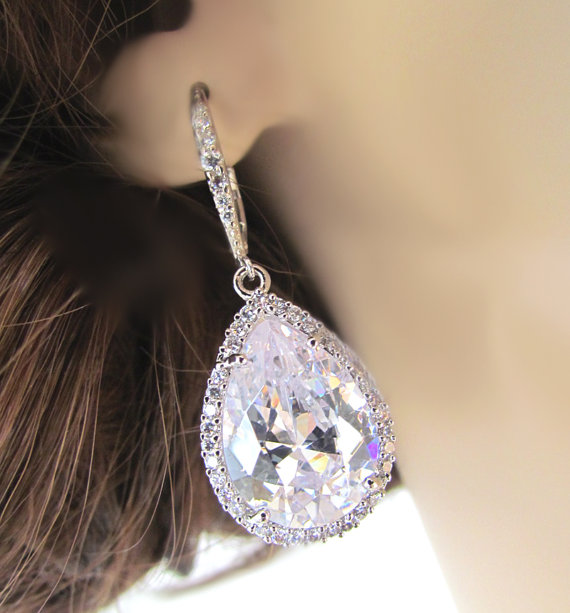 Show me your earrings?! : wedding earrings accessories Il 570xN 290435629