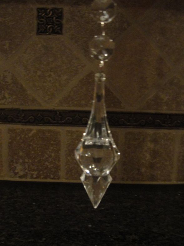 TONS of HANGING CRYSTALS............. :  wedding crystals hanging manzanita branches centerpeices Lexus Pendant