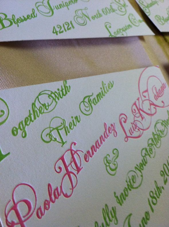 DIY Letterpress Invitations : wedding letterpress invitations diy 194322 1867510645396 1169954371 2239841 2048192 O