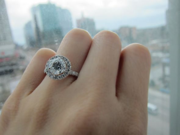 Ohhh Halo Ring Ladies!!! Show me yours! :) :  wedding ring halo My E Ring