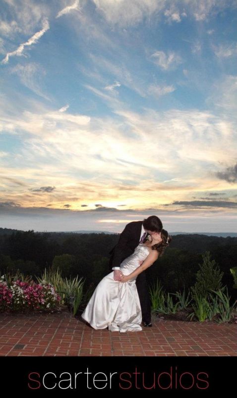 Sunset at our wedding