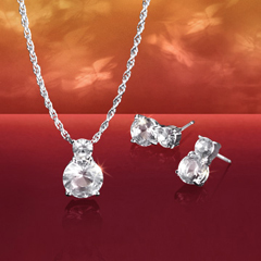NEW Swarovski Necklace/Earring set c