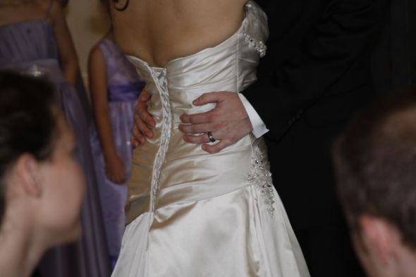 Alfred Angelo 2102, back of my dress
