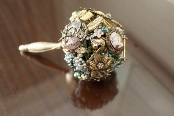 My Maritime Mermaid Brooch Bouquet :  wedding brooch bouquet DSC 1926
