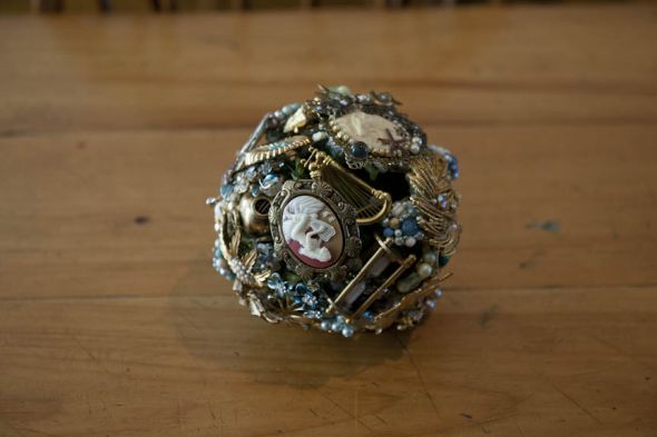 My Maritime Mermaid Brooch Bouquet :  wedding brooch bouquet DSC 2236