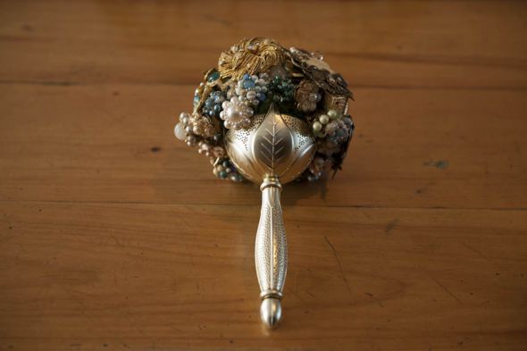 My Maritime Mermaid Brooch Bouquet :  wedding brooch bouquet DSC 2238