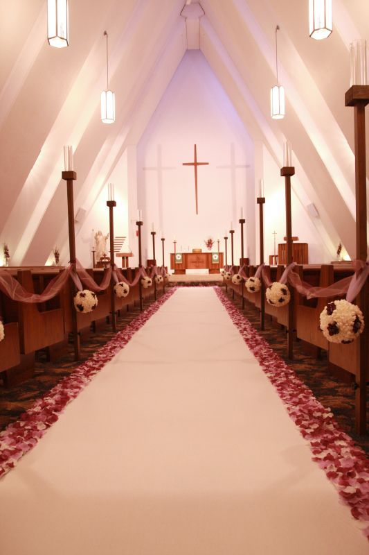 Petal Aisle Runner :  wedding aisle runner petal aisle runner petals purple ivory diy 0123