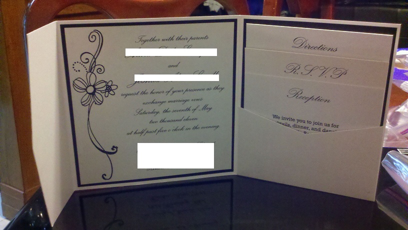 Post your Walmart, Target, Michael's, or inexpensive DIY invites! :  wedding diy invites walmart target michaels 1 cheap inexpensive 89