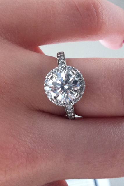 Post your ring sets (Ering with Band) :  wedding Photo 2