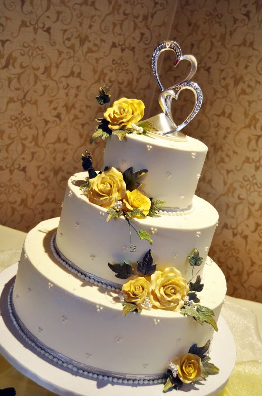 Post Your Buttercream Frosted Cakes! (Inspiration pics also welcome) :  wedding cake wedding buttercream purple Wedding Cake