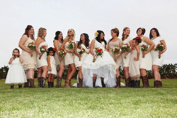 Country Wedding Bridesmaids