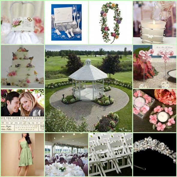 Let 39s see your inspiration boards wedding My Garden Themed Wedding