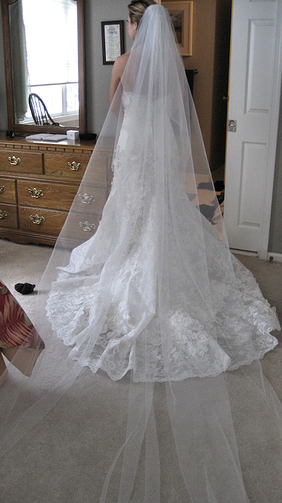 Cathedral Length Veils: Show me your pics! :  wedding cathedral veil hair cathedral veil Cathedralveil