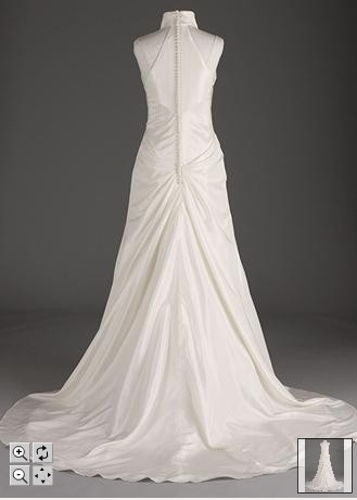 Consitering getting a Base Tan... so unsure :  wedding Dress Back