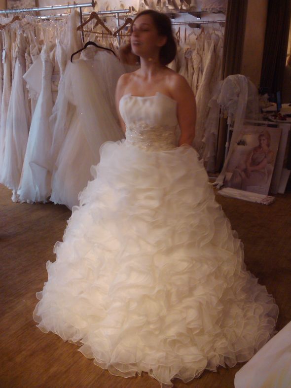 First wedding dress shopping experience made me realize I am a lot less 