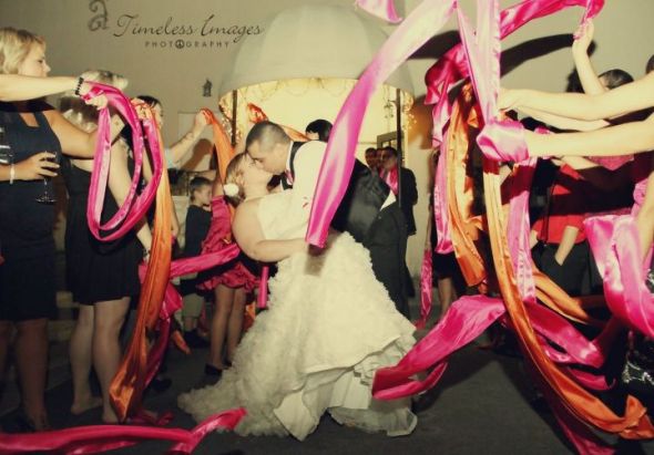 We're MARRIED!!!! Pic heavy!!! :  wedding married pics shoes guestbook bouquet pew cones hangers cake exit 295763 225617497498830 115077371886177 626460 370665680 N